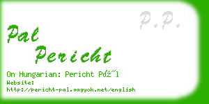 pal pericht business card